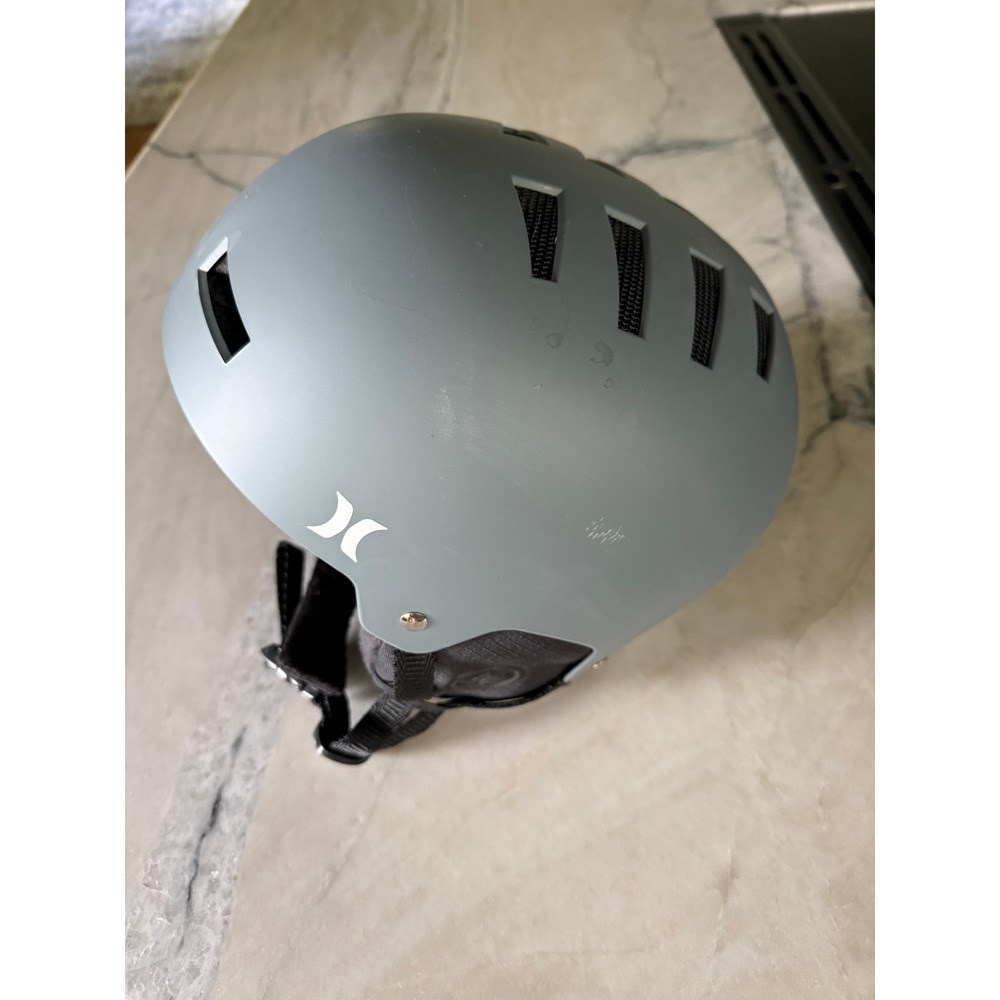 Hurley Revolt Ski Snowboard Helmet Grey Unisex Adult Large 58-61cm ASTM F2040-18